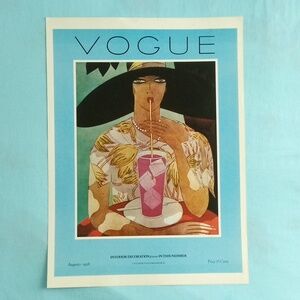 VINTAGE VOGUE PRINT POSTER AUGUST 1 1926